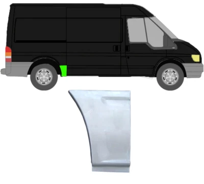 Guardabarros Para Ford Transit 2000 - 2013 Trasero Derecho - Imagen 1 de 3