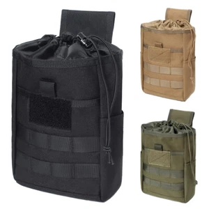 Tactical MOLLE Pouch Magazines Recovery Utility Bag Foldable Tool Mag Waist Pack - Picture 1 of 20