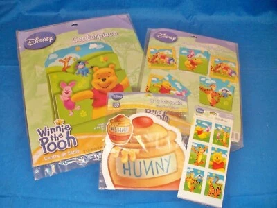 Disney Winnie the Pooh Fiesta de Cumpleaños Centro de Mesa Bolsas de Golosinas Sacos Juego de Memoria Foto 1 de 4