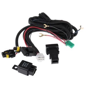 H11 Fog Light Wiring Harness Sockets Wire LED indicators Switch 12V 40A Relay - Picture 1 of 12