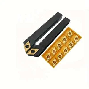 14pcs 1/2"SDJCR1212H11+SDJCL1212H11 Left and Right lathe Tool Holders+10pcs DCMT - Picture 1 of 6