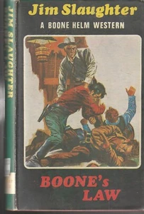 WESTERNS ,BOONE'S LAW by JIM SLAUGHTER - Picture 1 of 1