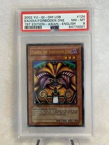 2002 Yu-Gi-Oh! Exodia/Forbidden One LOB Asian - English 1st Edition PSA 8 NM-MT - Picture 1 of 7