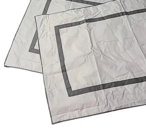 Morgan 400-Thread-Count Boudoir Set Of 2 King Pillowcases FLAGSTONE POTTERY BARN - Picture 1 of 16