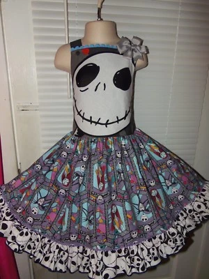 Patchwork Jack @ Sally nightmare before christmas  Dress Size 5t  Ready to ship  - Image 1 of 4