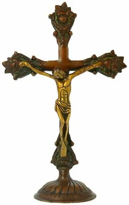 Christianity God Lord Jesus Christ on Cross Idol Statue Figurine Sculpture - Imagem 1 de 4