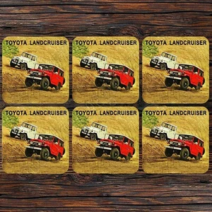 MUG COASTERS - SET OF 6 - LAND CRUISER - Picture 1 of 2