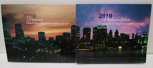2010 Philadelphia & Denver US Mint Uncirculated Mint Sets MG - Picture 1 of 9