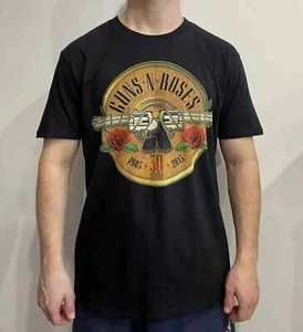 Guns N Roses 2015 Shirt Tee Mens Rock Band Anniversary 30 years - Imagen 1 de 8