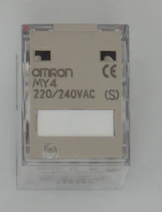 Omron MY4-AC220/240(S) 4PDT 240VAC Spule Square Base Steckrelais 14 Pin 3A 1YDD4 - Bild 1 von 6
