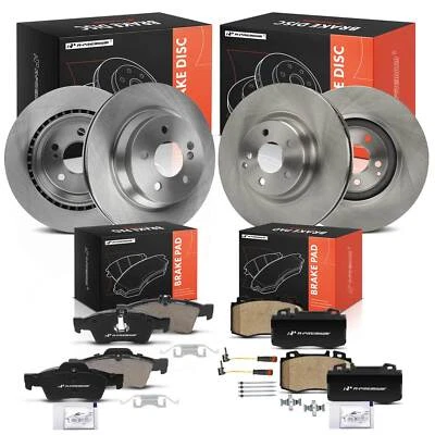Rotor de freno de disco delantero y trasero y pastilla de freno de cerámica para Mercedes CLS550 07-11 E550 Foto 1 de 4