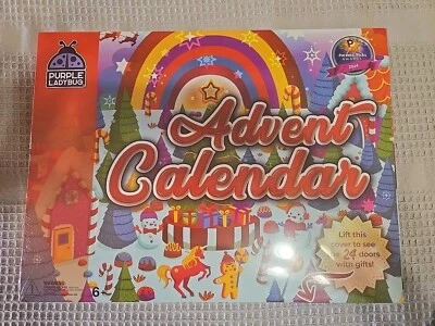 PURPLE LADYBUG Christmas Kids Advent Calendar  - Image 1 of 2