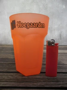 Hoegaarden Fluo Glass 33cl 1980s Pierre Celis Witbier - Afbeelding 1 van 4