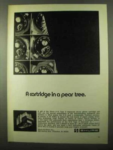 1971 Shure V-15 Type II Cartridge Ad - In a Pear Tree - Picture 1 of 1
