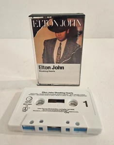 ELTON JOHN - Breaking Hearts - Cassette Tape - GEFFEN MSG 24031 - Imagen 1 de 8