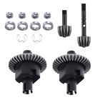 For 1/10 Hsp 94123 94166 Rc Cars 1 Set Of Front Rear Differential Gear Kit