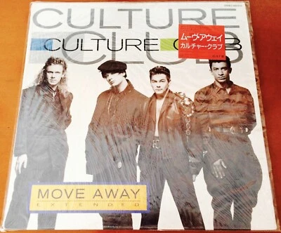 CULTURE CLUB Move Away RARE 1986 JAPAN 12" NUMBERED DJ PROMO VINYL - Boy George - Image 1 of 4