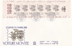 FRANCE 1988 FDC JOURNEE DU TIMBRE YT BC2526A - Foto 1 di 1