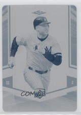 2008 Upper Deck Spectrum Printing Plate Cyan 1/1 Derek Jeter #63 HOF 4f5