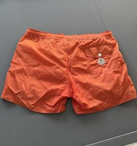 Moncler Orange Swim Shorts - Authentic - 34 / 36 Inch Waist - XL
