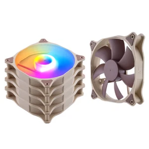 4pin 12CM Desktop PC Computer Fans RGB Atmosphere Lamp Case Cooler - Photo 1/14