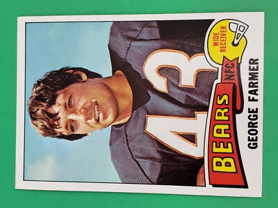 1975 TOPPS FOOTBALL #346 GEORGE FARMER HIGH GRADE EX EX-MT - Image 1 of 2