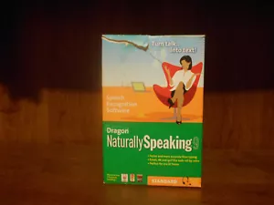 Dragon Naturally Speaking 9, Speech Recognition Software, Complete - Picture 1 of 4