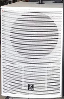 Yorkville ES18P White Active Elite 18" Powered Subwoofer 3200W Amplified DJ Sub - Image 1 of 2
