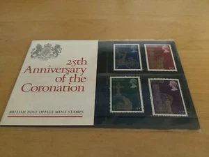 Royal Mail Presentation Pack No 101: 25th Anniversary of The Coronation - Picture 1 of 2