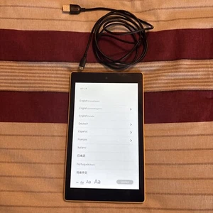 Fire HD 8 Tablet 8" HD Display 16 GB L5S83A Canary Yellow - Picture 1 of 4
