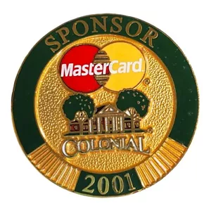 Spilla sponsor torneo di golf Colonial Invitational 2001 Ft. Worth Texas - Foto 1 di 2