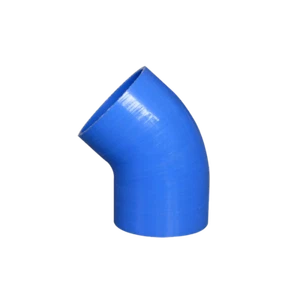 2.75" 45 Degree Elbow Silicon Hose Coupler Blue for Intercooler Pipe 65mm Long - Imagen 1 de 1