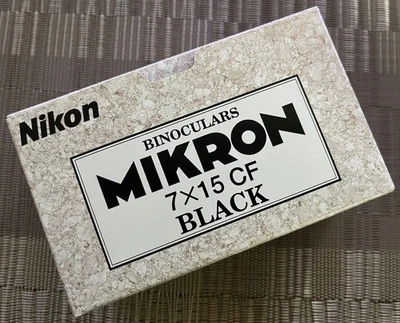 Nikon Compact Binoculars Micron 7x15 CF M7x15CF Porro Prism New Japan F/S - Image 1 of 4