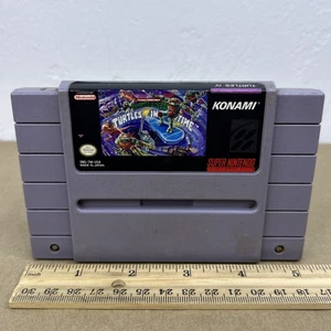Vintage Teenage Mutant Ninja Turtles IV: Turtles in Time (Super Nintendo SNES) - Bild 1 von 9