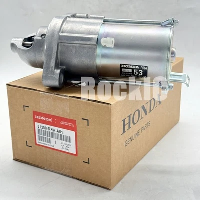 NEW Genuine OEM Honda 2006-2011 Civic 2007-2008 Element Starter 31200-RRA-A51 MT - Image 1 of 4
