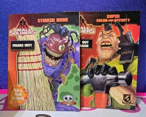 2 Small Soldiers sticker/coloring books Used See Pics - Picture 1 of 16