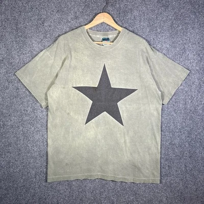 Vintage REM Shirt Mens XL Green 90s 1995 Band Tee Star New Sights New Noise - Image 1 of 4