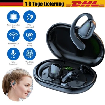 Kabellos Sport Bluetooth Kopfhörer, Open Ear Kopfhörer Bluetooth 5.3 Kopfhörer - Bild 1 von 4