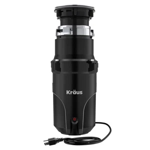 Kraus KWD110-50 WasteGuard 1/2 HP Continuous Garbage Disposal - Black - Picture 1 of 12