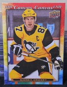 21-22 Tim Horton's Sidney Crosby Canvas 🚨🚨🚨 Pittsburgh Penguins  - Foto 1 di 2