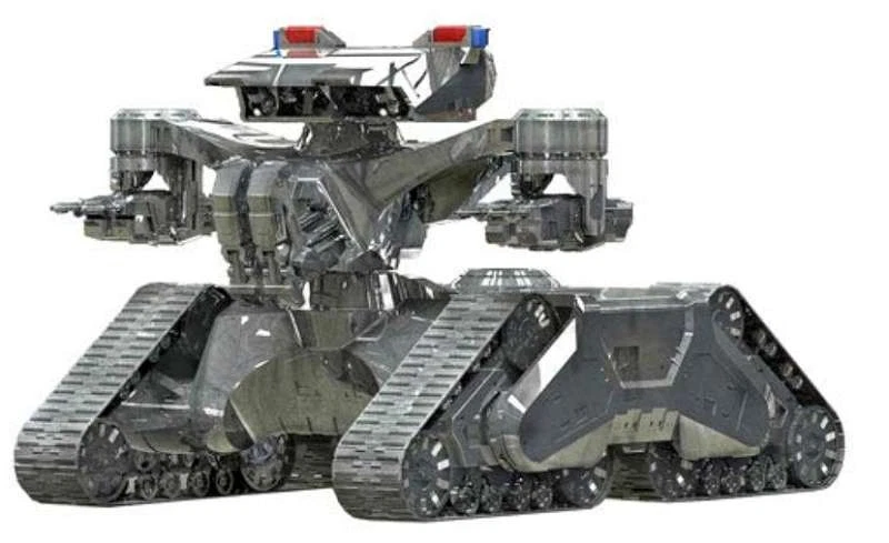 Terminator 2 Hunter Killer Tank 1 32 Scale Model Kit - Image 1 of 1