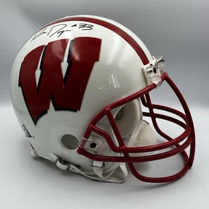 Ron Dayne signierter authentischer Riddell-Helm Wisconsin Badgers Originalgröße Autogramm #33 - Bild 1 von 6