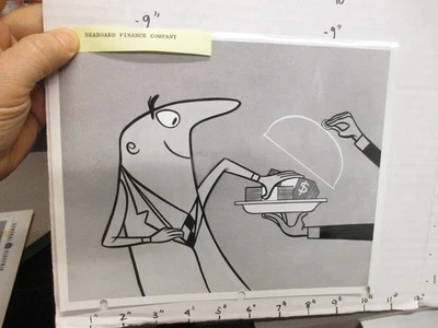 SEABOARD FINANCE CO cartoon Harris Tuchman ad agency photo 1950s TV commercial - Image 1 of 3
