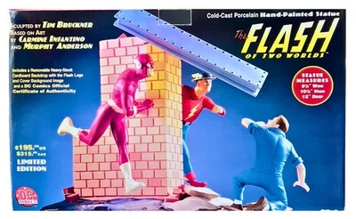 DC Direct Flash of Two Worlds Ltd. Estatua Porcelana Edición 10 1/2" 920/1500 Foto 1 de 4