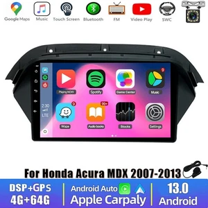 For Honda Acura MDX 2007-2013 Android 13 Carplay Car Stereo Radio GPS NAV 4+64GB - Bild 1 von 21