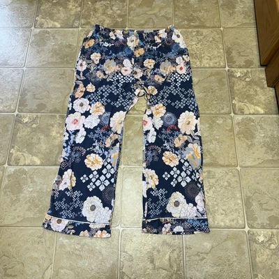 Pantalones de salón Johnny Was para mujer con estampado floral - XL Foto 1 de 3