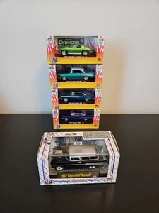 M2Machines 1X Ground Pounders 57 Chevy Nomad Plus 4X M2 Auto Drivers 66 Corvette - Picture 1 of 6