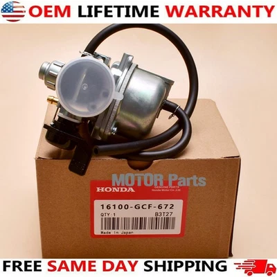 Genuíno OEM 1997-2004 XR70R CRF70F conjunto de carburador OEM 16100-GCF-672 EUA - Imagem 1 de 4