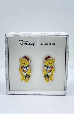 Pendientes de Navidad Bauble Bar x Disney Tono Dorado Winne The Pooh con caja 12,2 g Foto 1 de 4