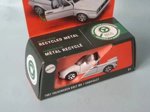 Matchbox 1987 Volkswagen Golf Mk I Cabriolet White 60mm USA Moving Parts VW - Picture 1 of 2